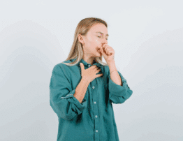 falta de ar ao tossir